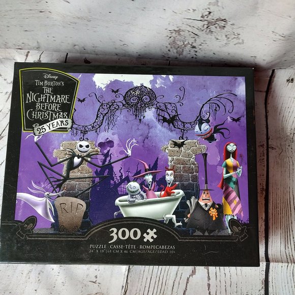 Ceaco Disney Tim Burton's Nightmare Before Christmas 300 PC Puzzle - Picture 1 of 8
